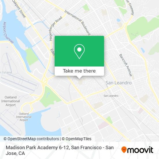 Mapa de Madison Park Academy 6-12