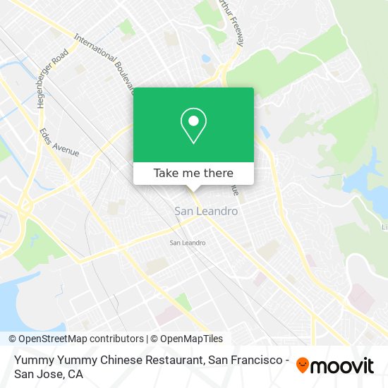 Mapa de Yummy Yummy Chinese Restaurant