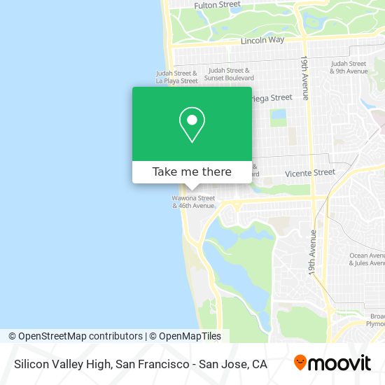 Silicon Valley High map