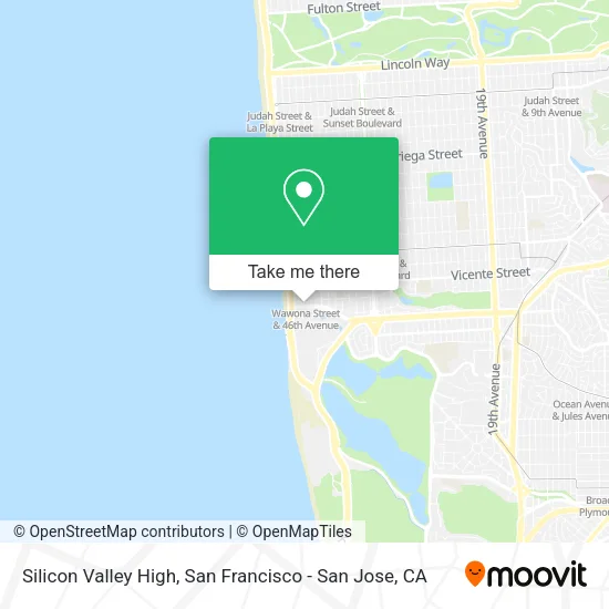 Silicon Valley High map