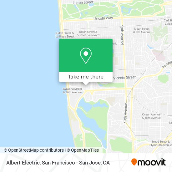 Albert Electric map