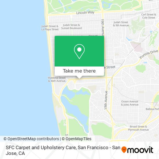 SFC Carpet and Upholstery Care map