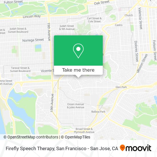 Firefly Speech Therapy map