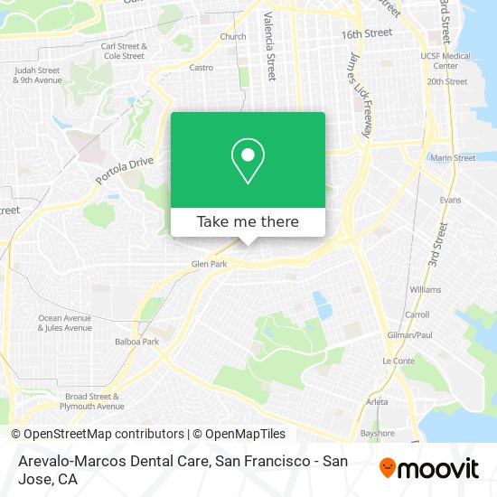 Arevalo-Marcos Dental Care map