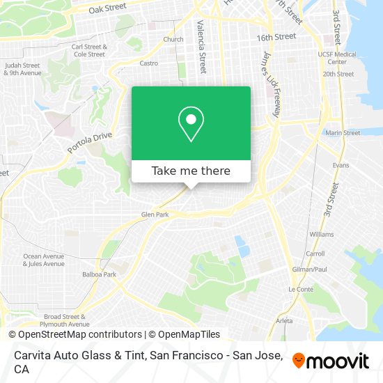 Carvita Auto Glass & Tint map