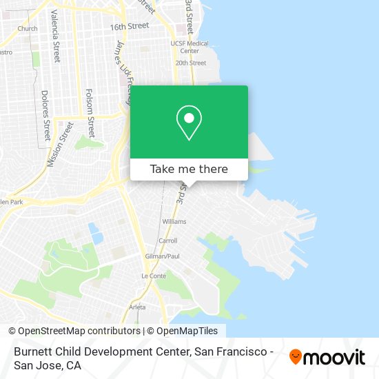 Mapa de Burnett Child Development Center