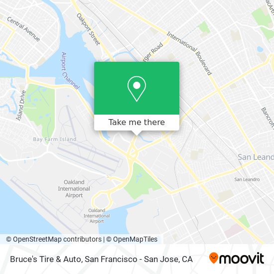 Bruce's Tire & Auto map