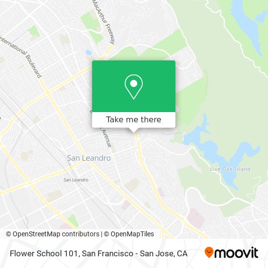 Flower School 101 map