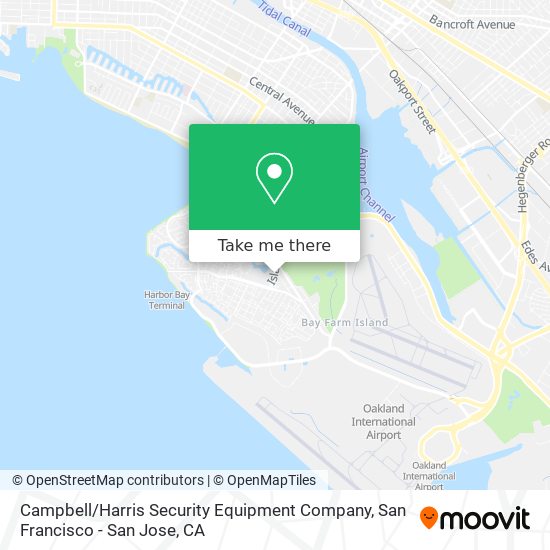 Mapa de Campbell / Harris Security Equipment Company