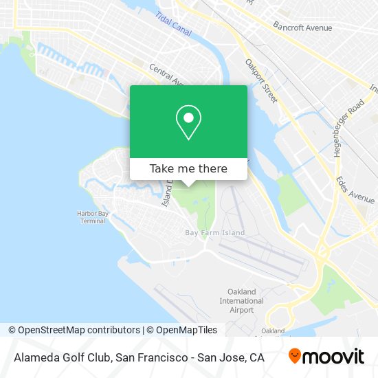 Alameda Golf Club map