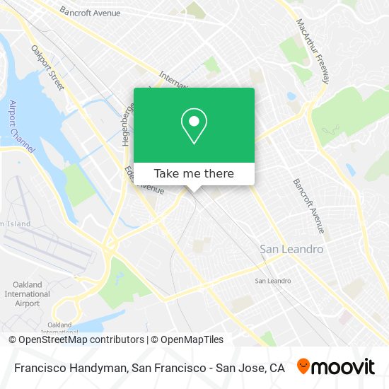 Francisco Handyman map