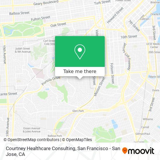 Courtney Healthcare Consulting map