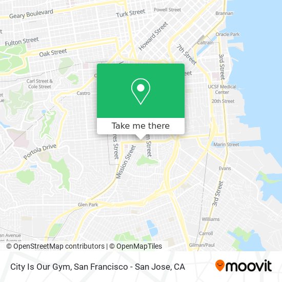 City Is Our Gym map