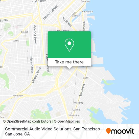Commercial Audio Video Solutions map