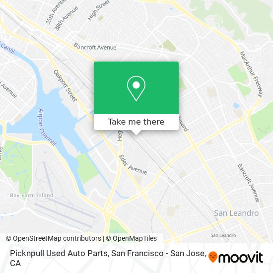 Picknpull Used Auto Parts map