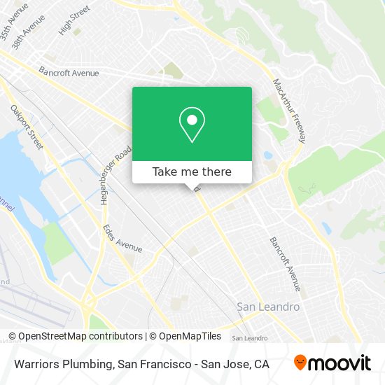 Warriors Plumbing map