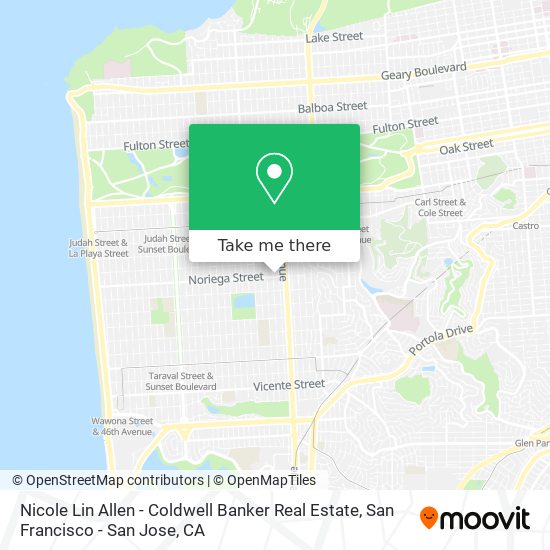 Nicole Lin Allen - Coldwell Banker Real Estate map