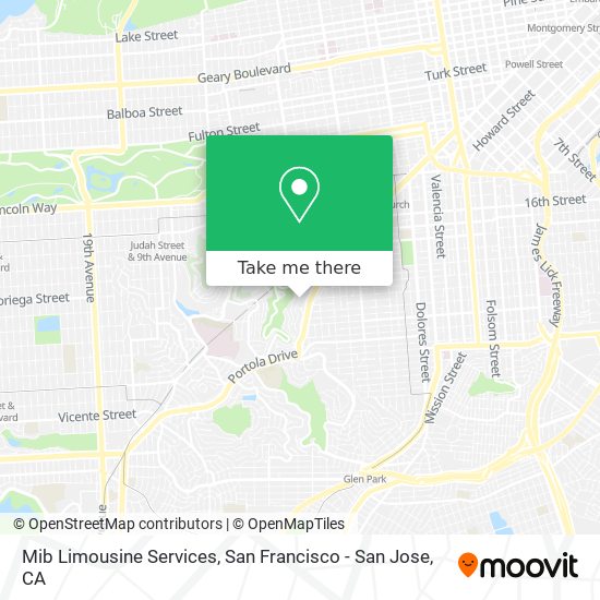 Mapa de Mib Limousine Services