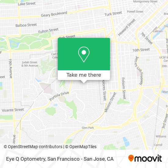 Eye Q Optometry map