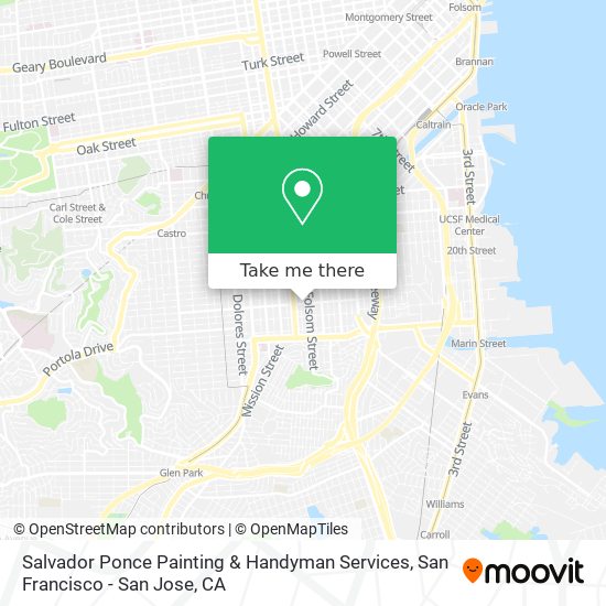 Salvador Ponce Painting & Handyman Services map