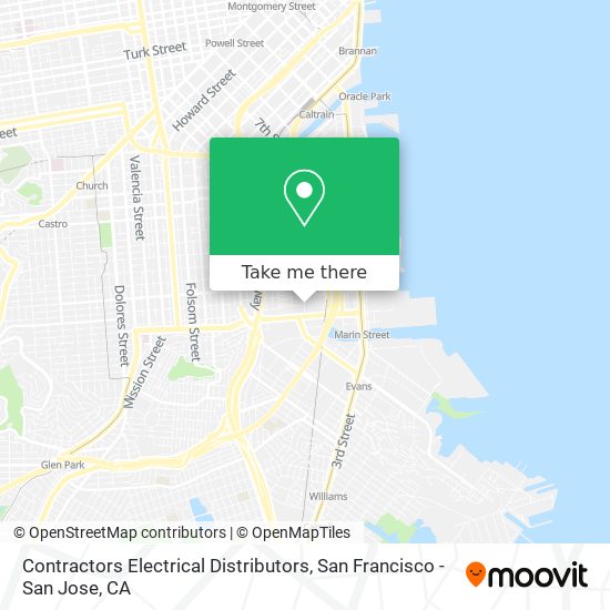 Contractors Electrical Distributors map