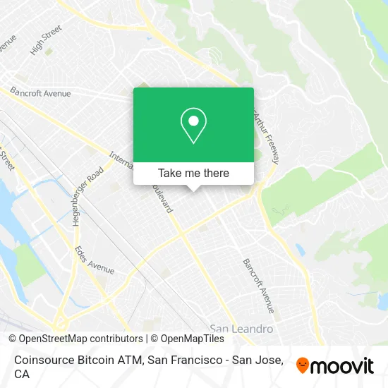 Mapa de Coinsource Bitcoin ATM
