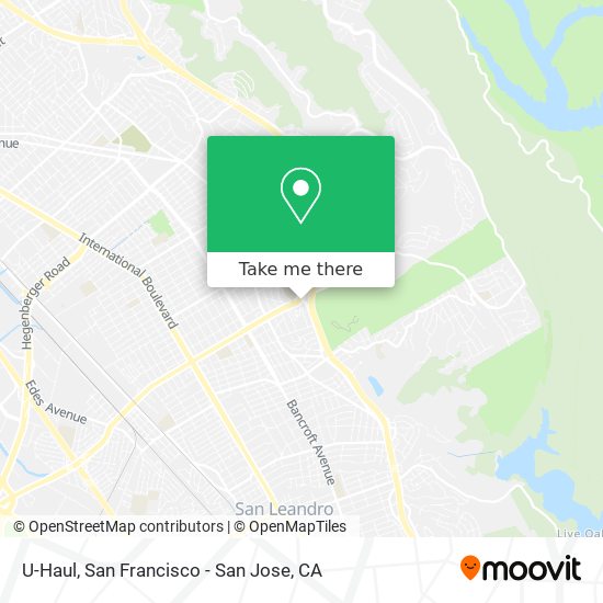 U-Haul map