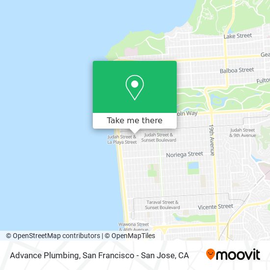 Advance Plumbing map