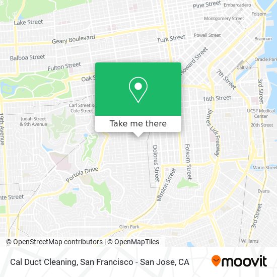 Mapa de Cal Duct Cleaning