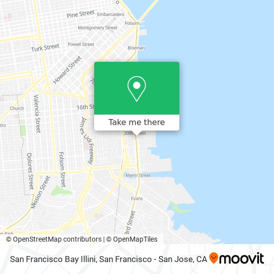 Mapa de San Francisco Bay Illini