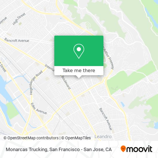 Monarcas Trucking map