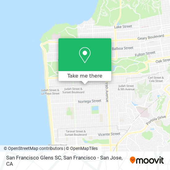 San Francisco Glens SC map