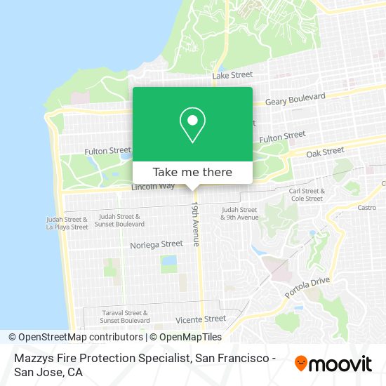 Mazzys Fire Protection Specialist map