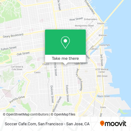 Soccer Cafe.Com map