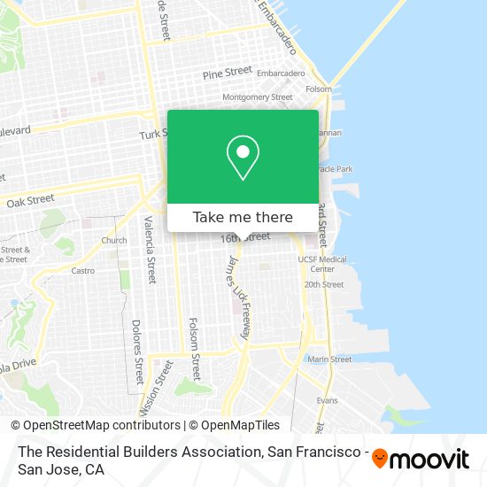 The Residential Builders Association map