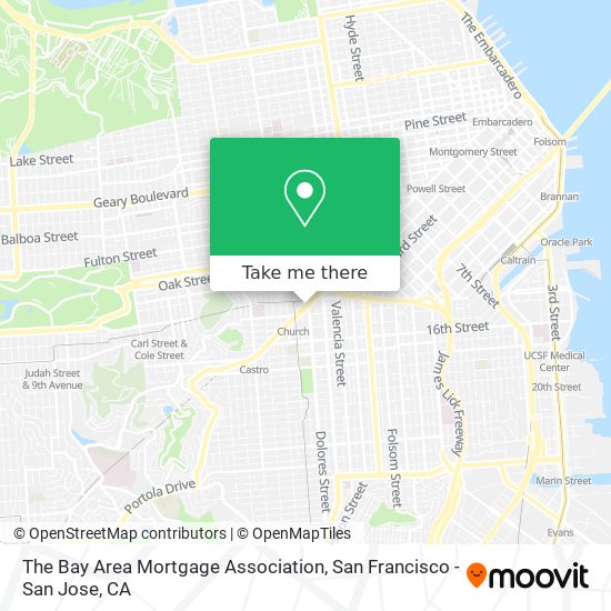 Mapa de The Bay Area Mortgage Association