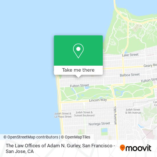 The Law Offices of Adam N. Gurley map