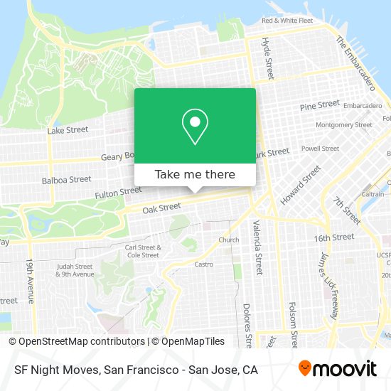 SF Night Moves map