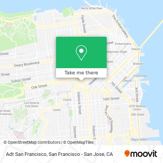 Mapa de Adt San Francisco