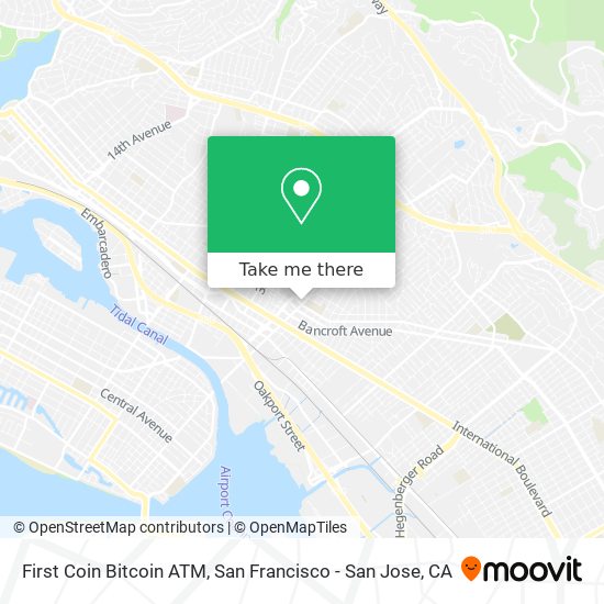 First Coin Bitcoin ATM map