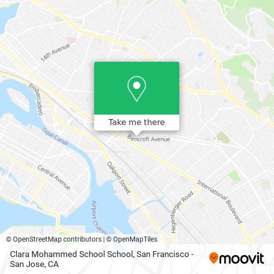 Mapa de Clara Mohammed School School