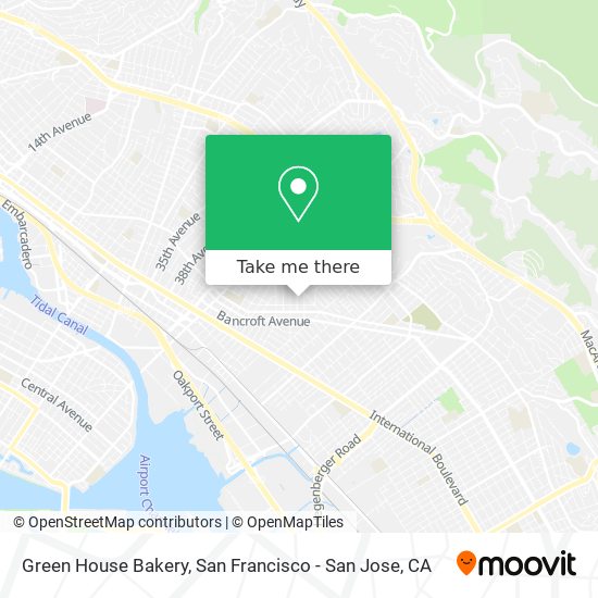 Green House Bakery map