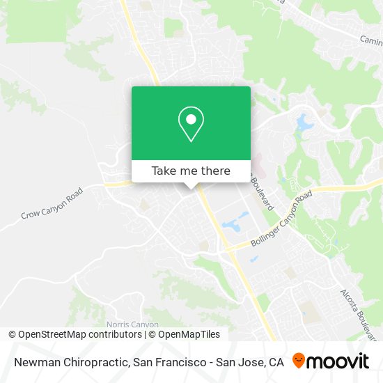 Newman Chiropractic map