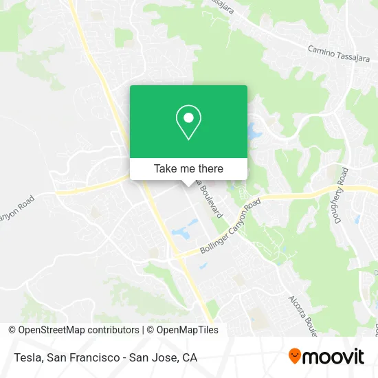 Tesla map