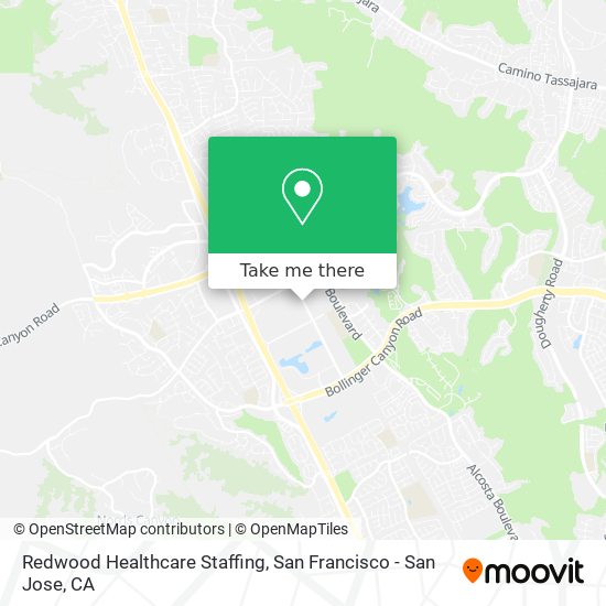 Mapa de Redwood Healthcare Staffing