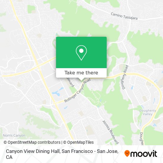 Canyon View Dining Hall map