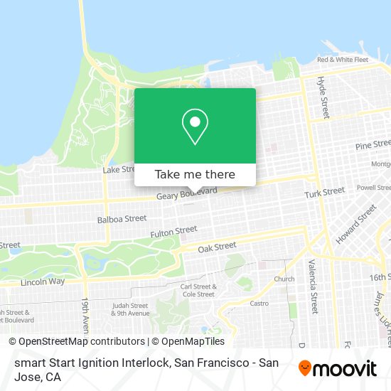 Mapa de smart Start Ignition Interlock