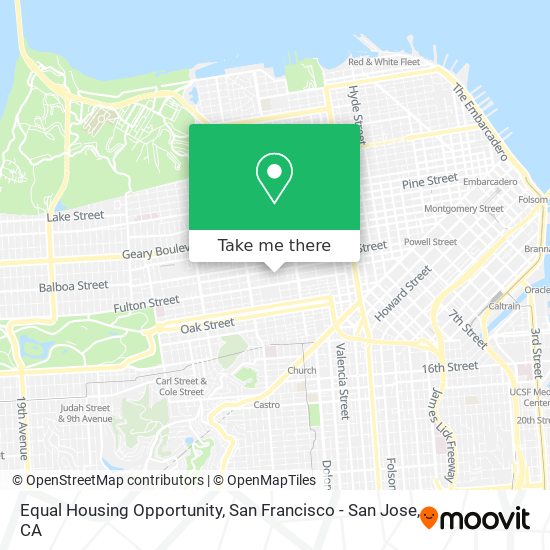 Mapa de Equal Housing Opportunity