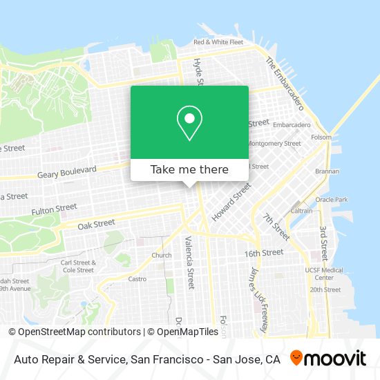 Auto Repair & Service map