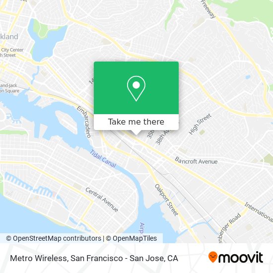 Metro Wireless map